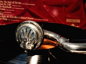 disco, puntina, giradischi, vinile, nero, rosso, musica, braccio, grammofono, braccetto